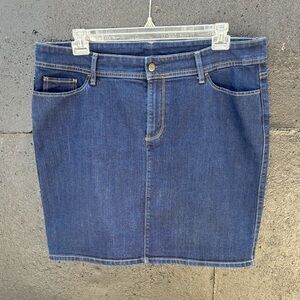 Old Navy Blue Pencil Skirt Size 18